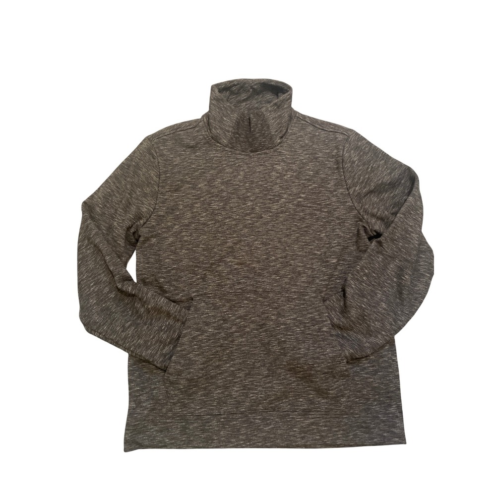 Banana Republic Mock Neck Sweatshirt Mens Size M Pullover Heather Grey Outdoors